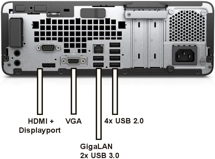 HP ProDesk 600 G4 Intel i7 8700 12-Thread 4 GHz Business Office Multimedia Computer mit 3 Jahren Gar