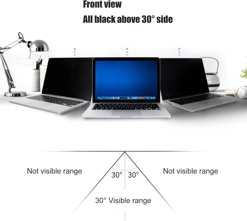 VBESTLIFE 25-Zoll-Computer-Sichtschutz, Abnehmbares 16: 9-Breitbild-Seitenverhältnis, Augenschutz, B