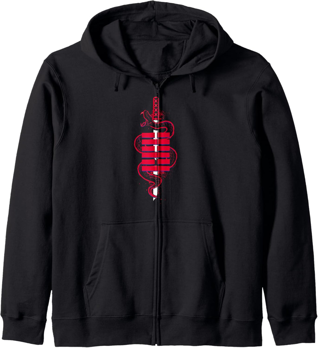 Snake Eyes Red Snake Katana Kapuzenjacke