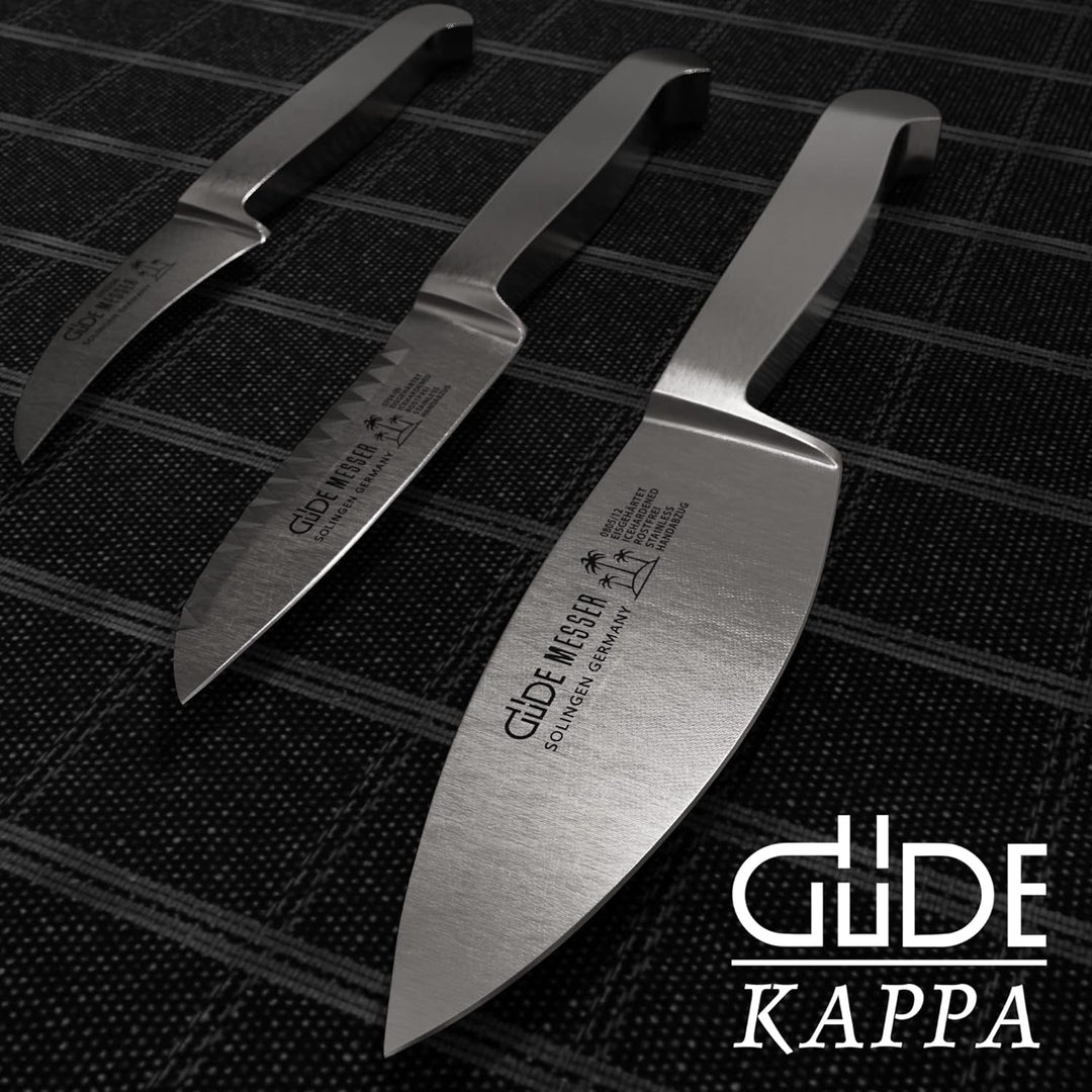 GÜDE Solingen - Hartkäsemesser Käsemesser geschmiedet, 12 cm, Ganzstahl, KAPPA, Handmade Germany