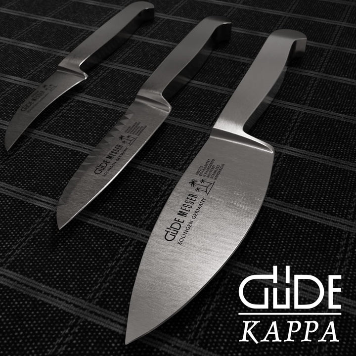 GÜDE Solingen - Hartkäsemesser Käsemesser geschmiedet, 12 cm, Ganzstahl, KAPPA, Handmade Germany