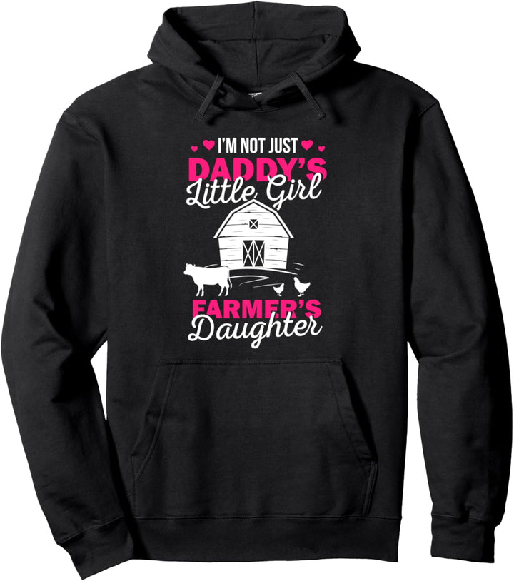 Farmer Daddys Girl Bauer Landwirtschaft Bauernhof Biobauer Pullover Hoodie