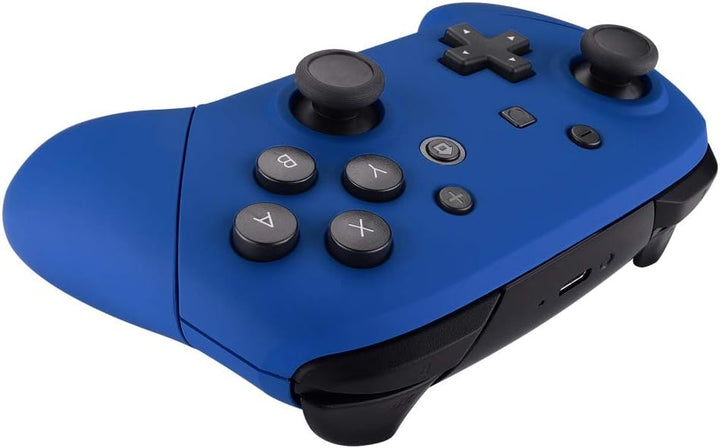 eXtremeRate Griff Hülle Set für Switch Pro Controller, Matt DIY-Ersatz Front Case/Rücken Gehäuse&Han