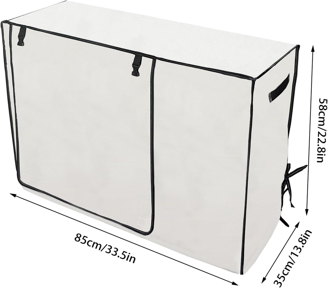Klimaanlagenabdeckung Aussen 85x35x58cm, Abdeckung für Klimaanlage mit Schnalle, Wasserdichtes Oxfor