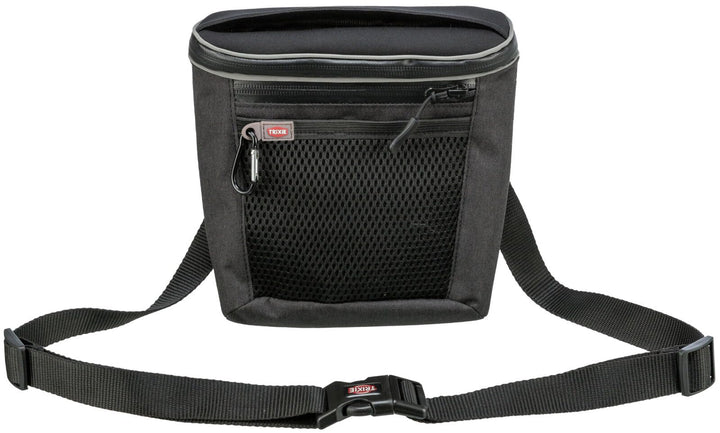 TRIXIE Snacktasche Duo Treat, 20 × 20 × 5 cm, anthrazit, Anthrazit 20 × 20 × 5 cm