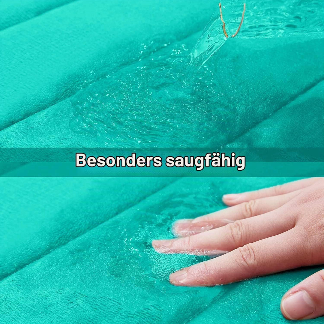 Homaxy Memory Foam Badezimmer Badeteppiche Saugfähige Rutschfester Badvorleger Waschbar Badematte -