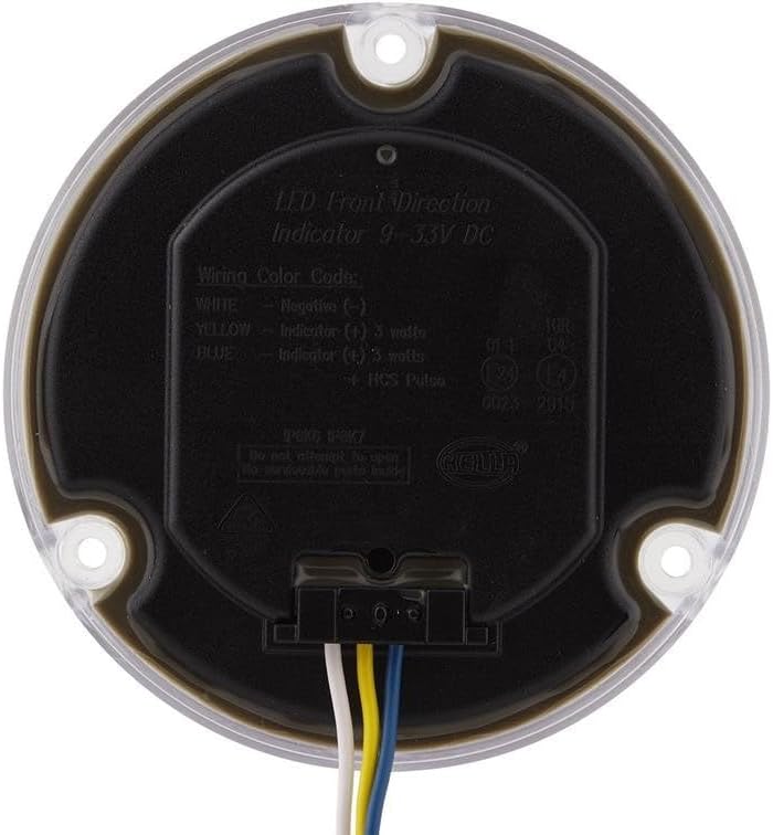 HELLA - Blinkleuchte - LED - 12/24V - Einbau/geschraubt - Lichtscheibenfarbe: glasklar - Kabel: 200m