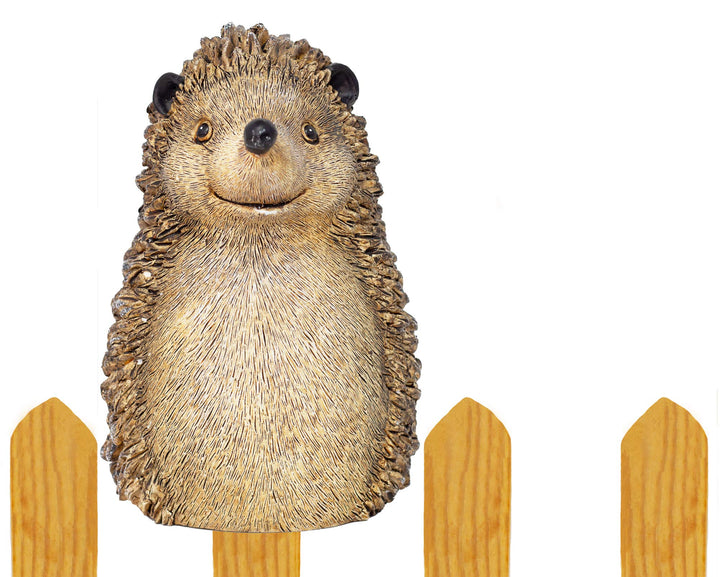 Zaunfigur Igel Zaunhocker Zaundeko frostfest H=16 cm Motiv Igel, Motiv Igel