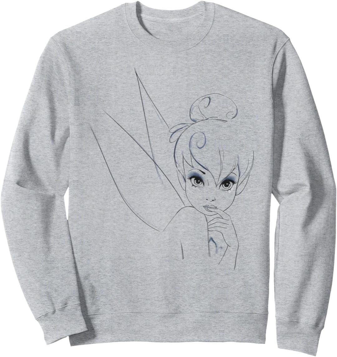 Disney Peter Pan Tinkerbell Portrait Sketch Sweatshirt
