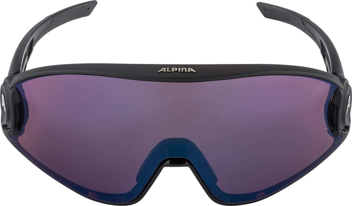 ALPINA 5W1NG QV - Kontrastverstärkende, Selbsttönende & Beschlagfreie Sport- & Fahrradbrille Mit 100