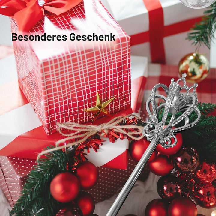Königin König Kostüm Zepter Prinzessin Zauberstab Feenstab Zauberstab Rollenspiel Verkleidung Party