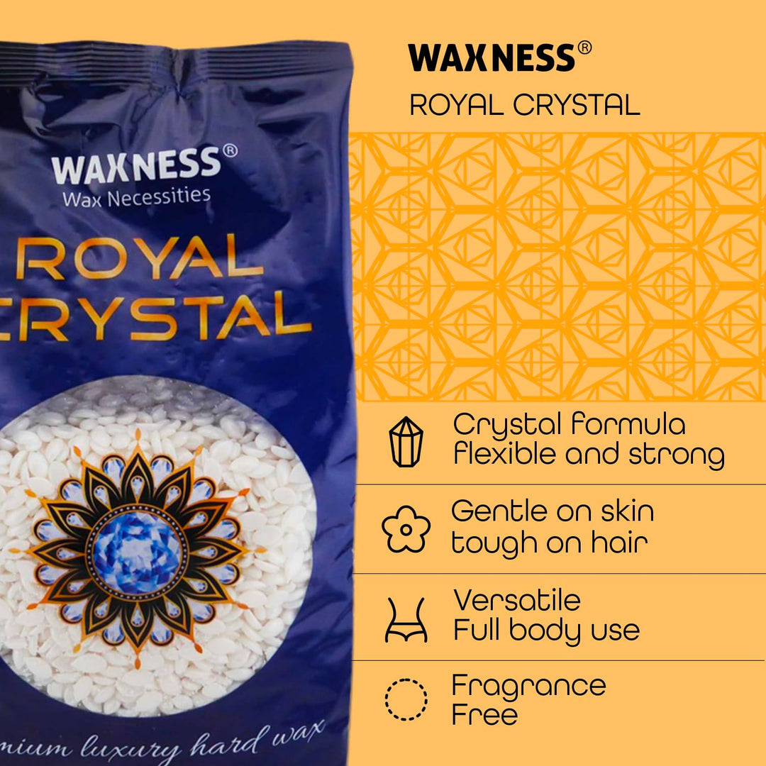 Waxness Polymer Blend Luxus-Hartwachsperlen Kristall/Premium Luxury Polymer Blend Hard Wax Beads Cry