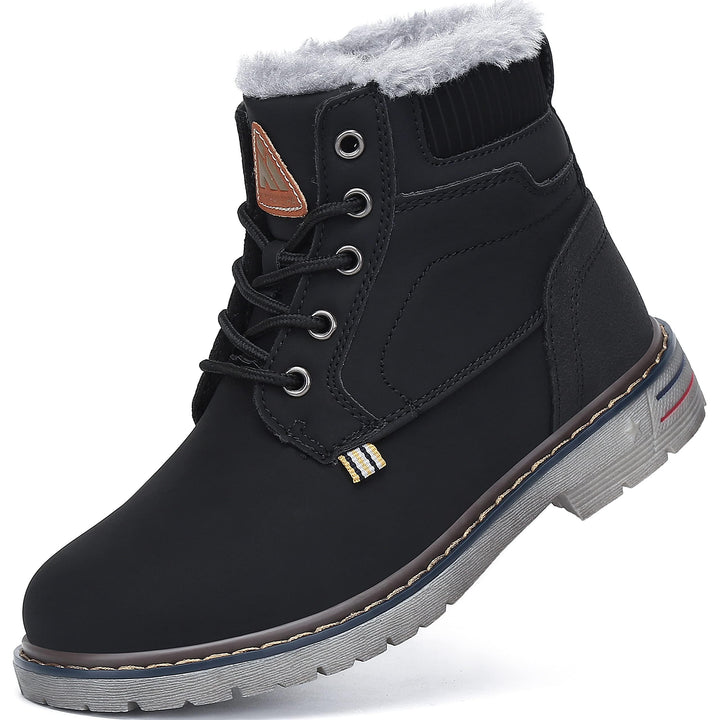 Mishansha Winterschuhe Kinder Warme Stiefeletten Gefüttert Winterstiefel Jungen Mädchen Schneestiefe