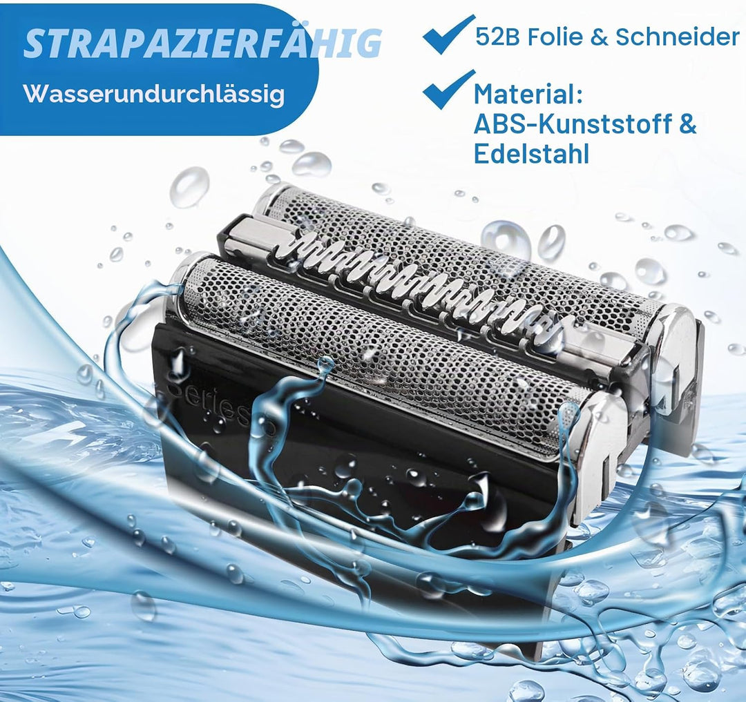 Series 5 Scherkopf 52B für Elektrische Rasierer, Ersatzkopf kompatibel mit Series 5, Rasierkopf S5 E