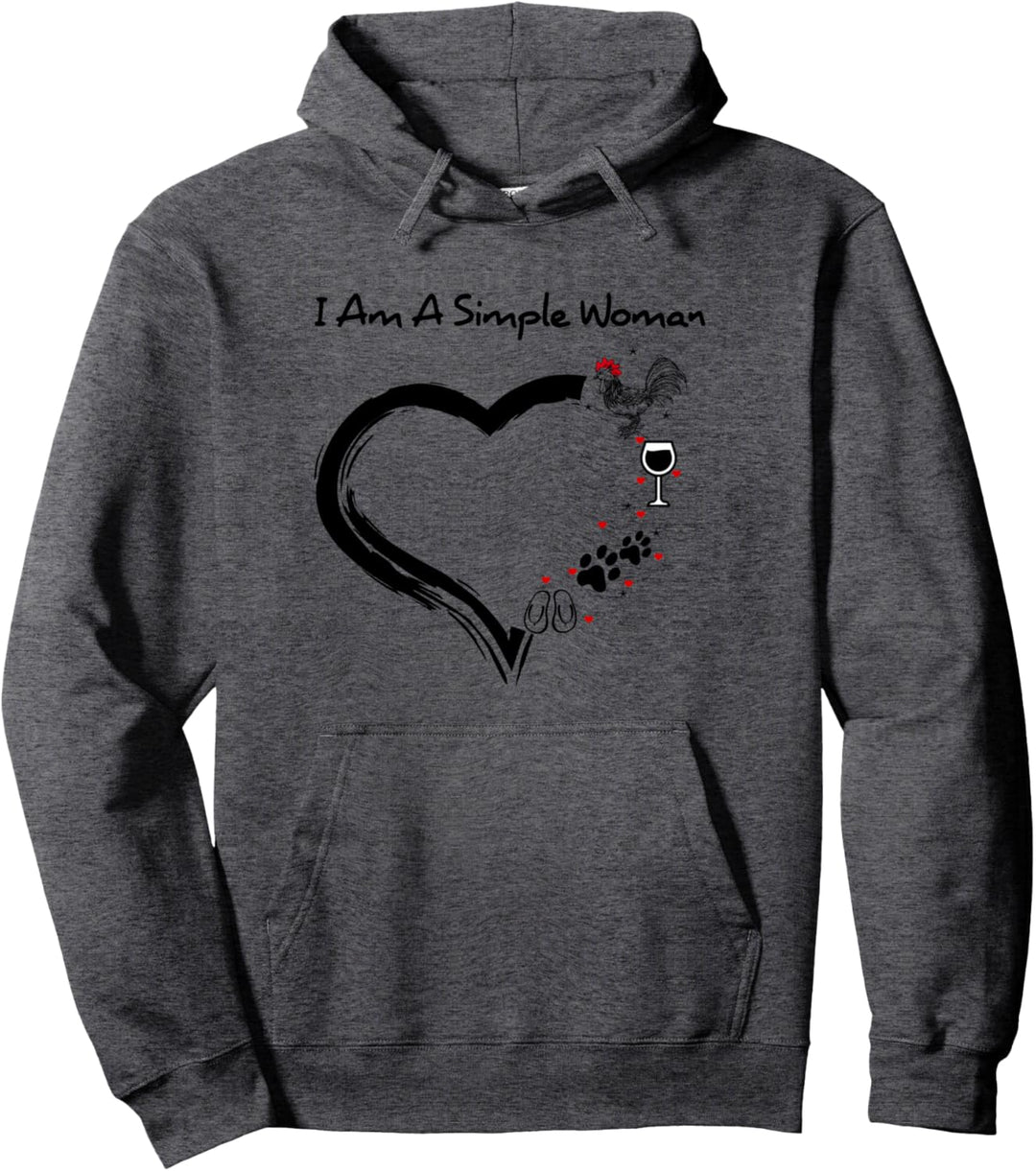 Landwirtschaft Trecker Biobauer Pulli I'm a simple woman Pullover Hoodie