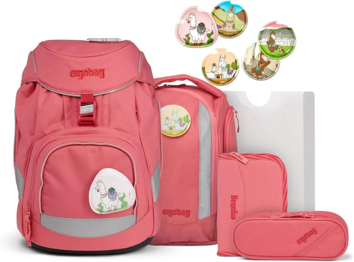 ergobag pack Set ergonomischer Schulrucksack Flexibel 6-teilig 1. Klasse Grundschule Einheitsgrösse