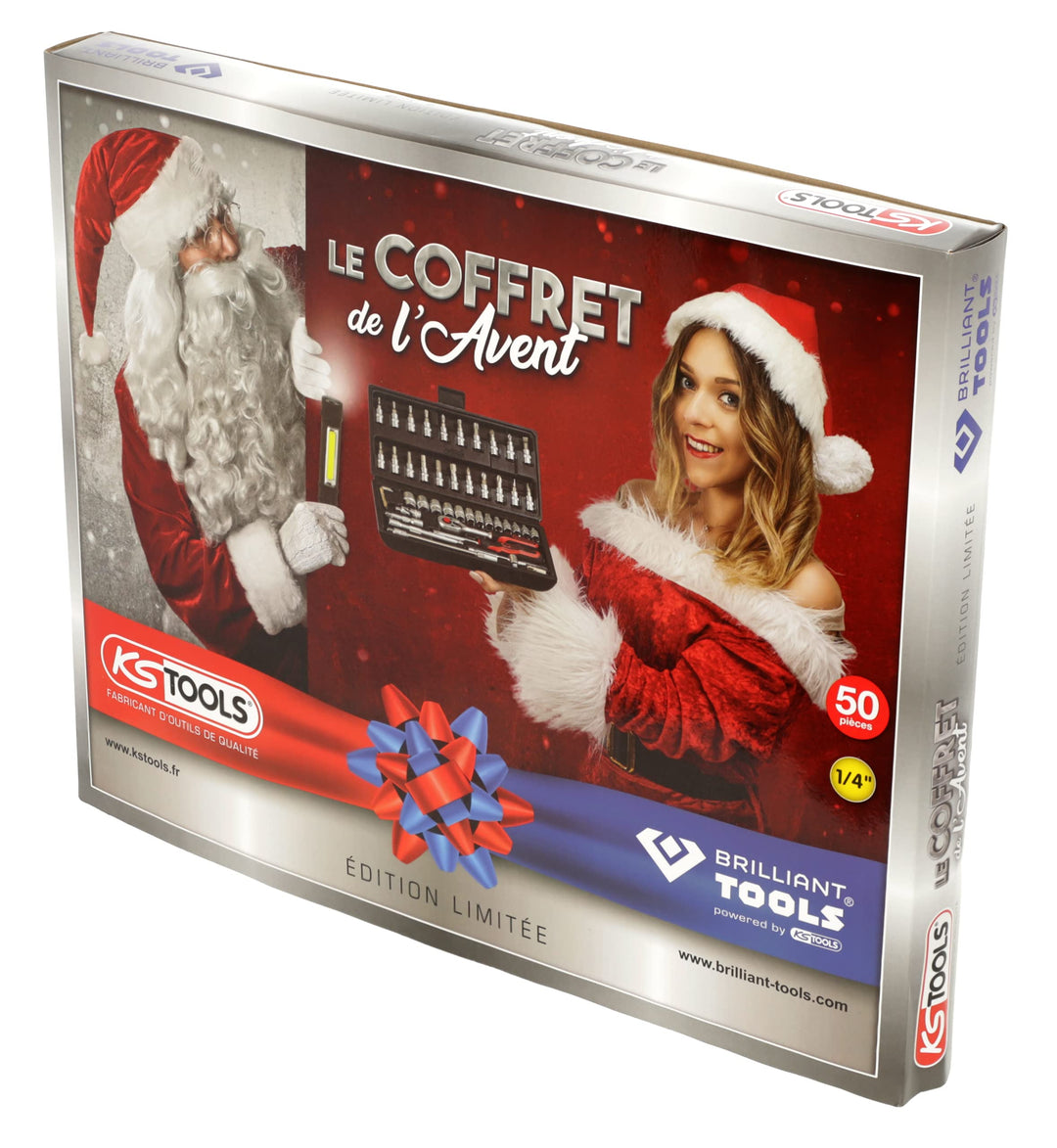KS TOOLS 999.8887 Adventskalender - 50 Teile