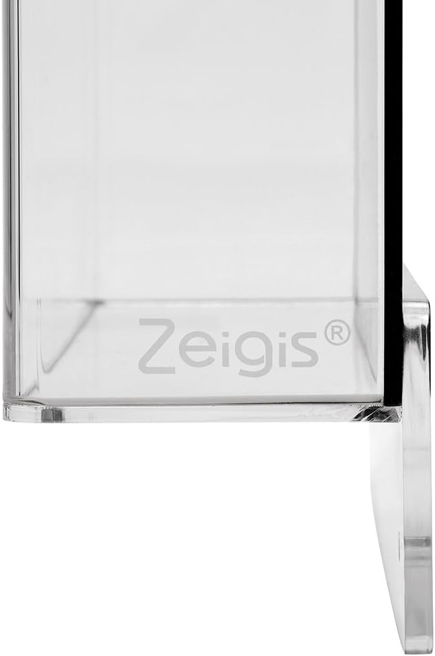 Zeigis DIN A4 Prospektbox/Prospekthalter/Flyerhalter im Hochformat, wetterfest, für Aussen, mit Deck