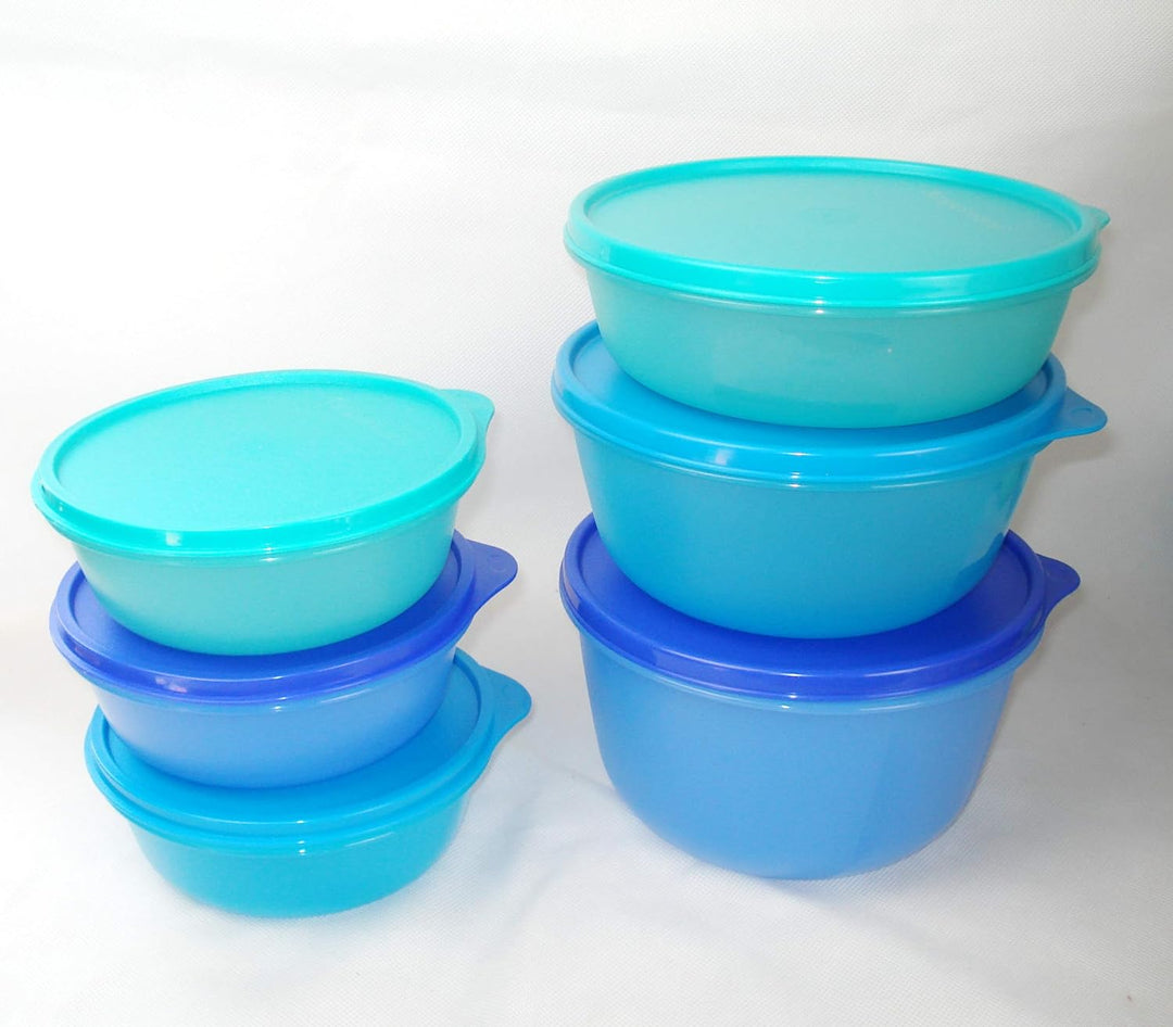 TUPPERWARE Kühlschrank Clarissa 2L+1,5L + 1,0L Hit-Parade 600ml (3) blau P 21950
