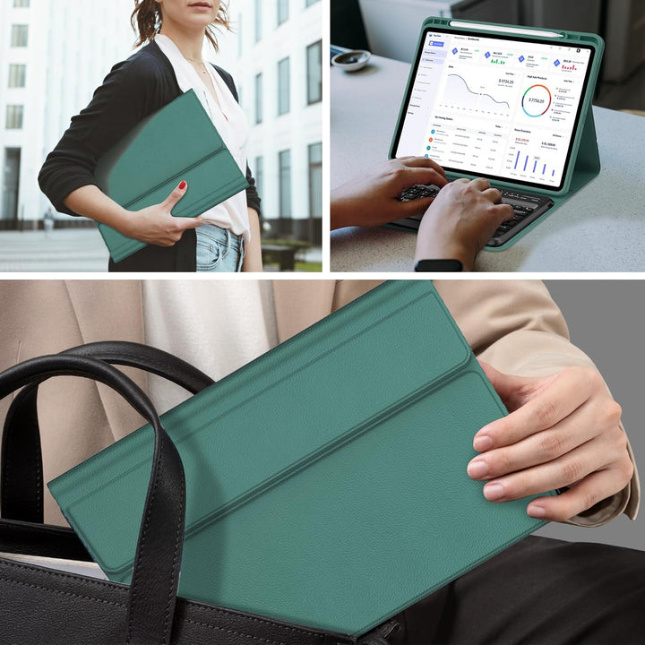 Xiaomi Redmi Pad Pro 12.1 Tastatur Hülle, Xiaomi Pad Poco 12.1 Zoll 2024,Magnetisch Abnehmbarer Tast