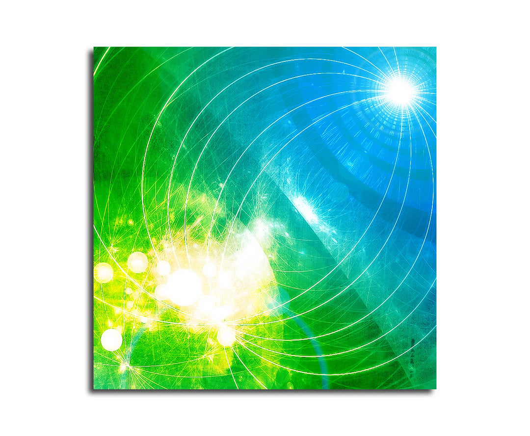 Paul Sinus Art Modernes Wandbild Abstrakt010_60x60cm Abstrakte Kunst Kunstdruck auf Leinwand Zeitlos