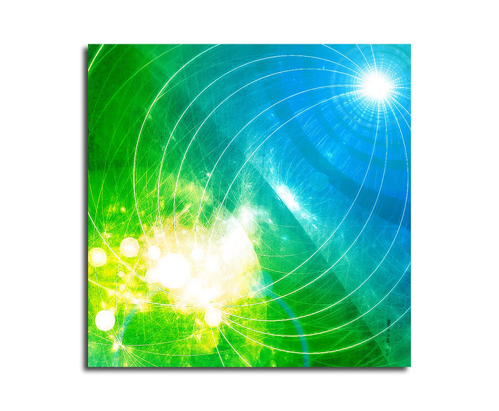 Paul Sinus Art Modernes Wandbild Abstrakt010_60x60cm Abstrakte Kunst Kunstdruck auf Leinwand Zeitlos
