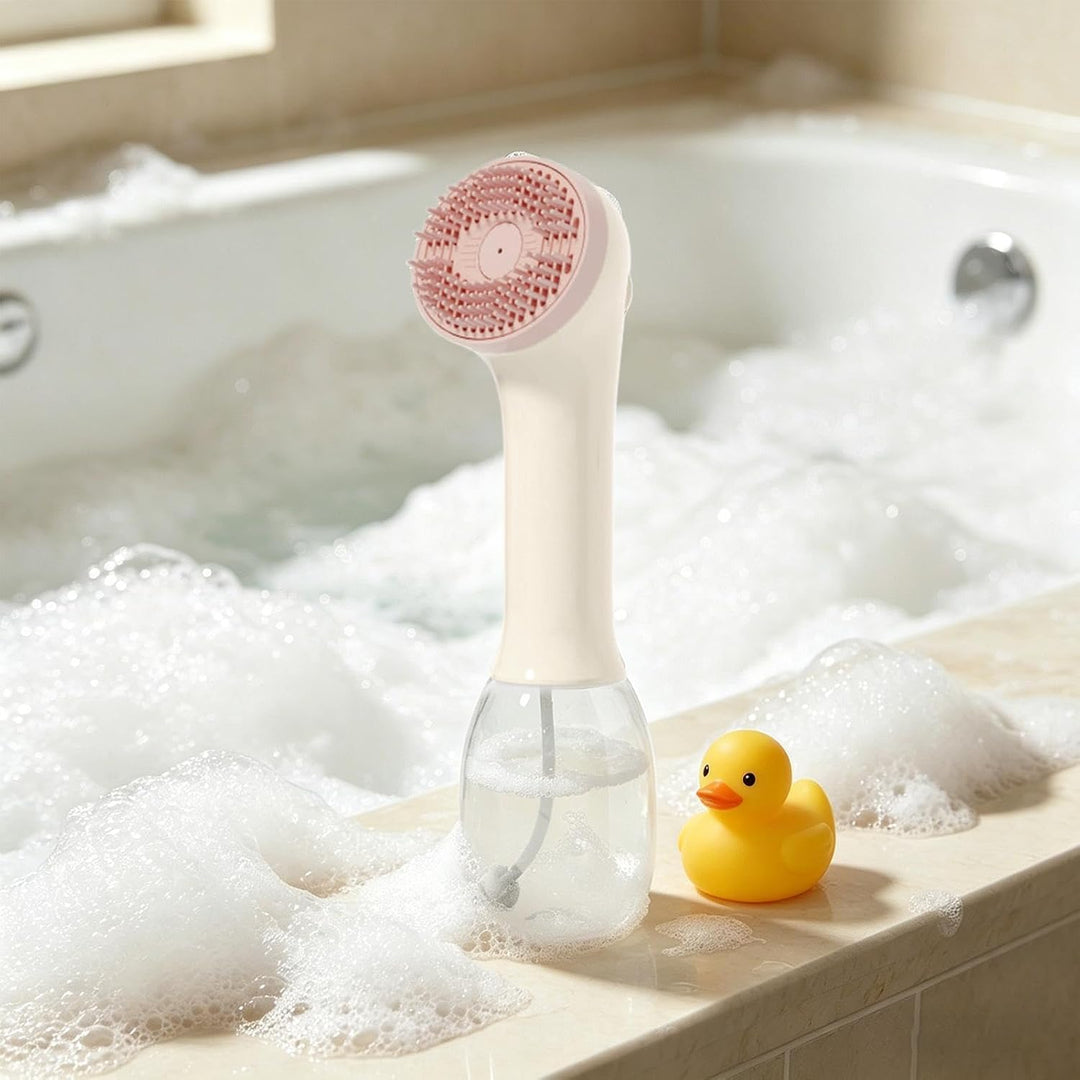 Hundebad-Zerstäuber - Elektrische Hand-Schaumbürste für Haustiere,Welpen-Badebürste Shampoospender |
