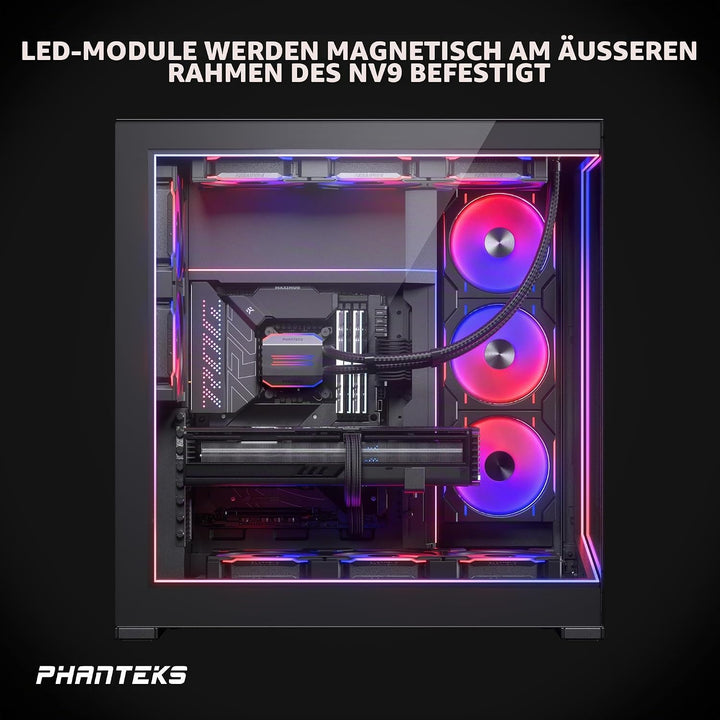 Phanteks Nv9 Mini Tower Striscia Led (phanteks Nv9 Premium Drgb Kit + PoweR-Hub - Black)