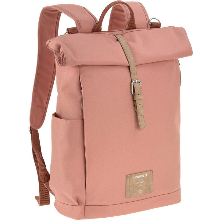 LÄSSIG Wickeltasche, Wickelunterlage, Kinderwagenbefestigung, Flaschenhalter nachhaltig produziert/G