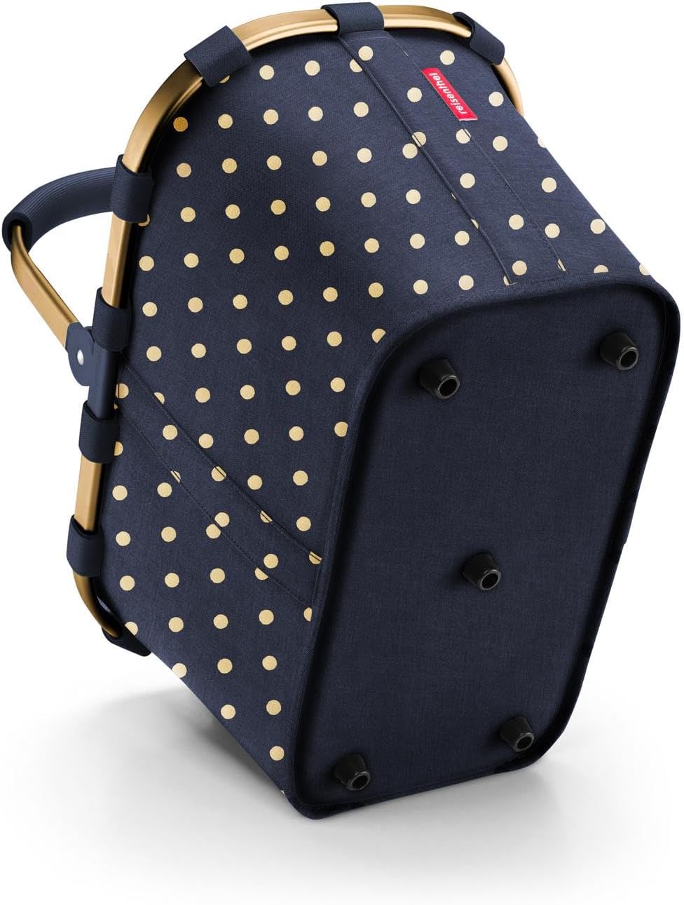 reisenthel carrybag frame metallic dots blue – Stabiler Einkaufskorb mit viel Stauraum und praktisch