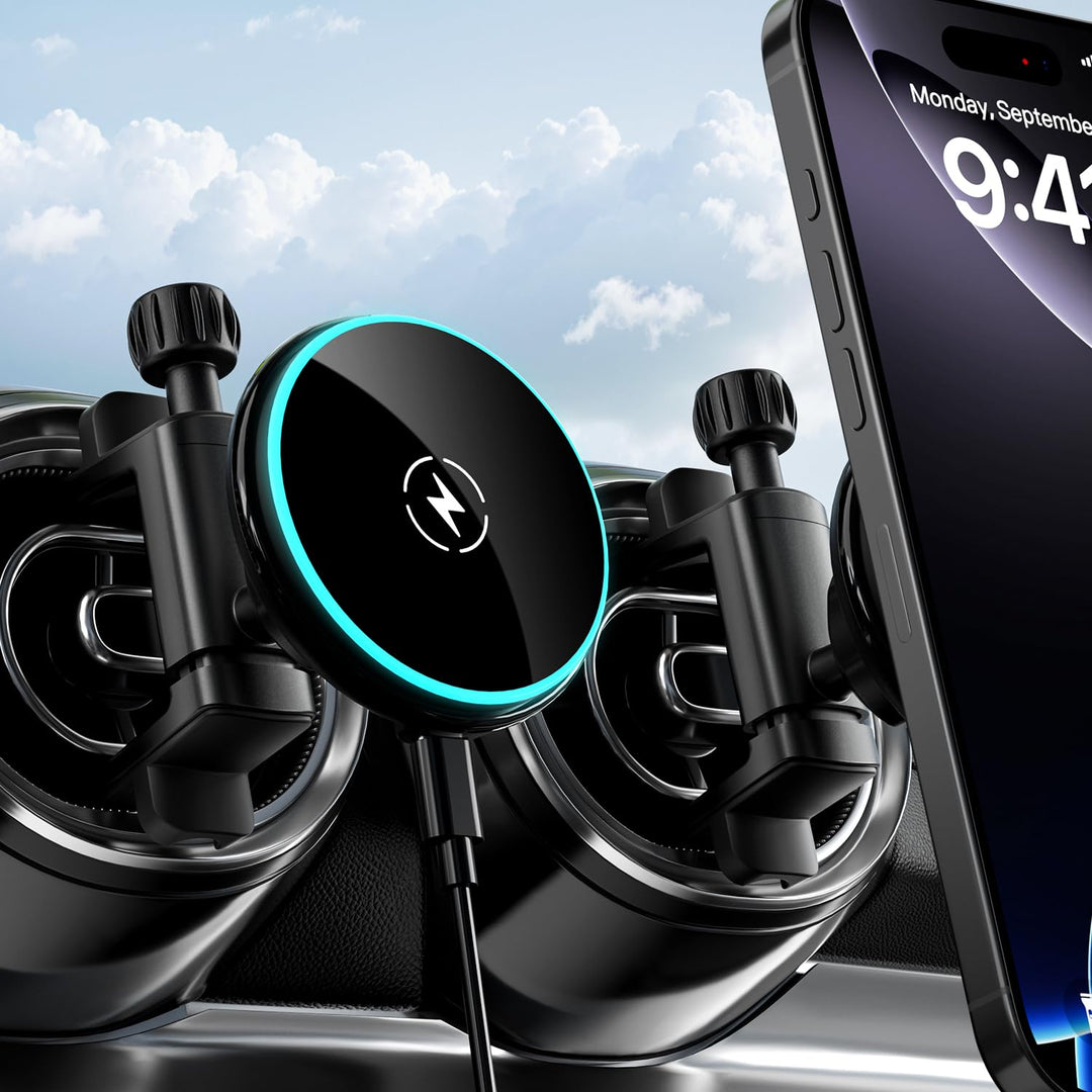 Qi2 Zertifiziertes für Magsafe Autohalterung mit 15W Ladefunktion für Mercedes Benz A/B/C/E/G/GLA/GL