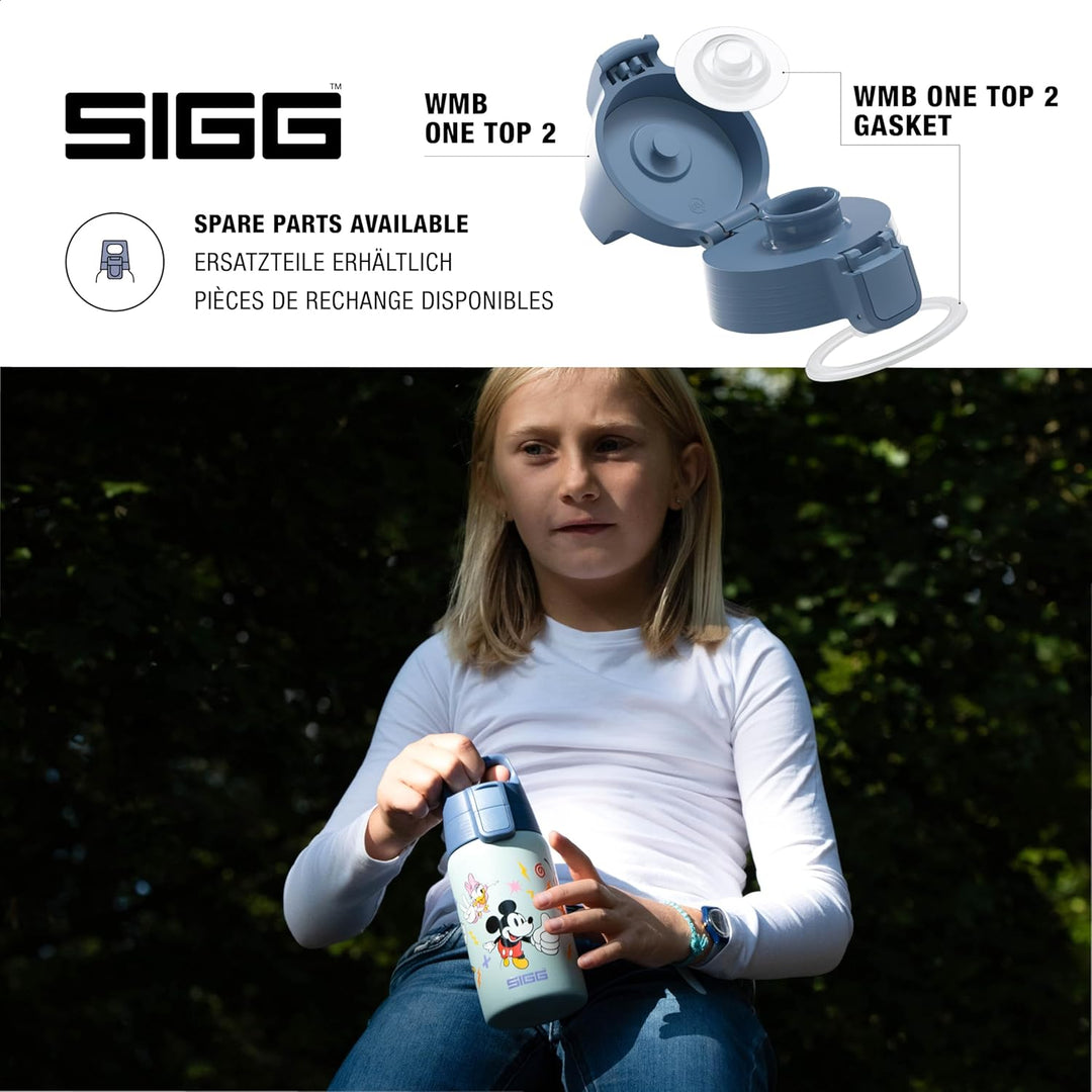 SIGG - Edelstahl Trinkflasche Kinder - Shield One - Für Kohlensäurehaltige Getränke Geeignet - Ausla