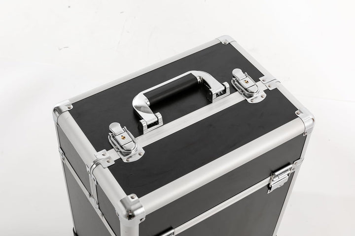 Professioneller Schminkkoffer Rollkoffer Grosser Kosmetikkoffer Trolley 34 * 24 * 41cm Multifunktion