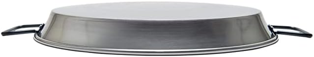 Garcima Paella Pfanne Stahl poliert, grau, 45 cm, 1 Stück Large, Large