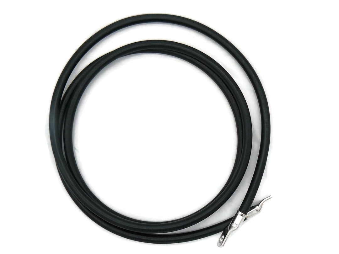 Exoda Batteriekabel 50 mm² 2,5m M10 Kabelschuhe Schwarz geeignet für Auto Boot Motorrad flexibel 99