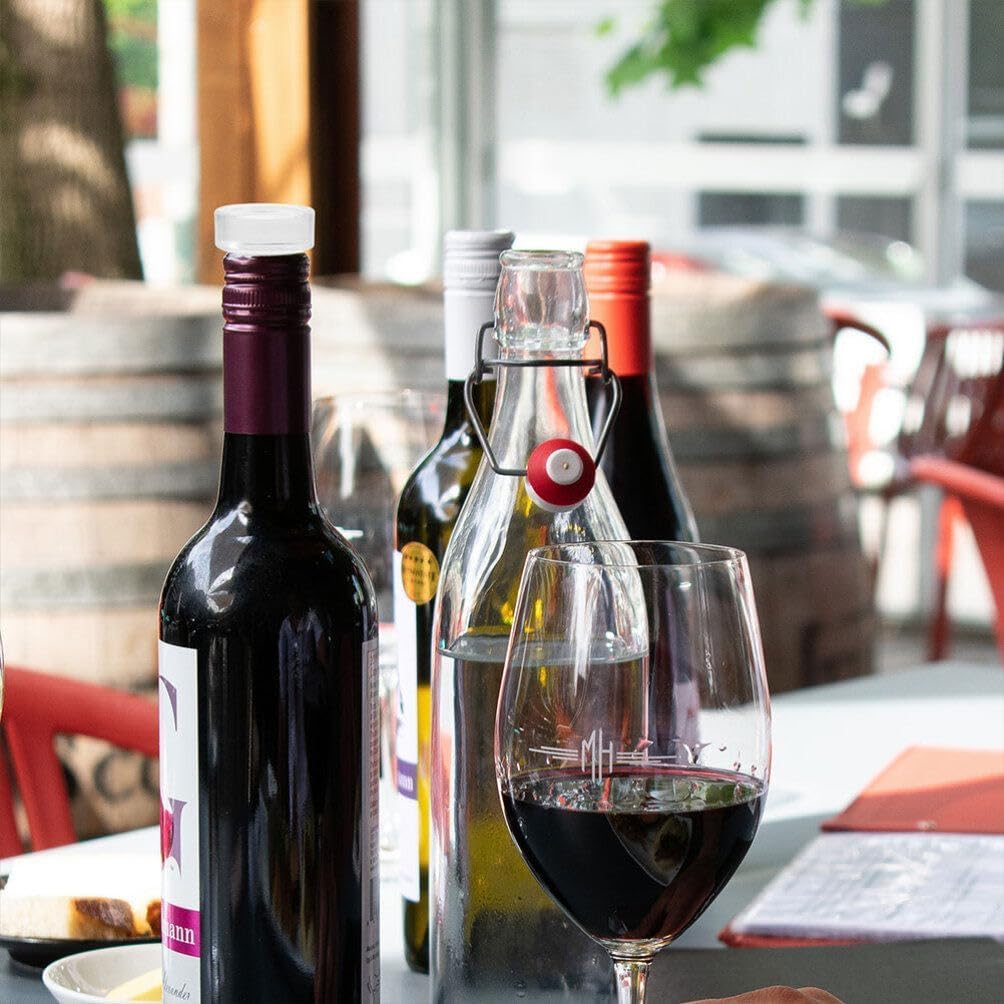 12 Stück Kork Wein Verschlussstopfen Glas Silikon Weinsparer Getränke flaschenverschluss Sektverschl