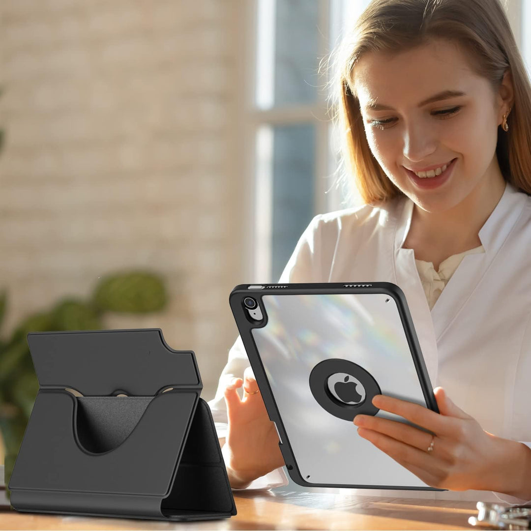 DINGGUAGUA Hülle für iPad 10 Generation 10.9 Zoll 2022 A2757/A2777,Hülle Abnehmbares Transparentes m