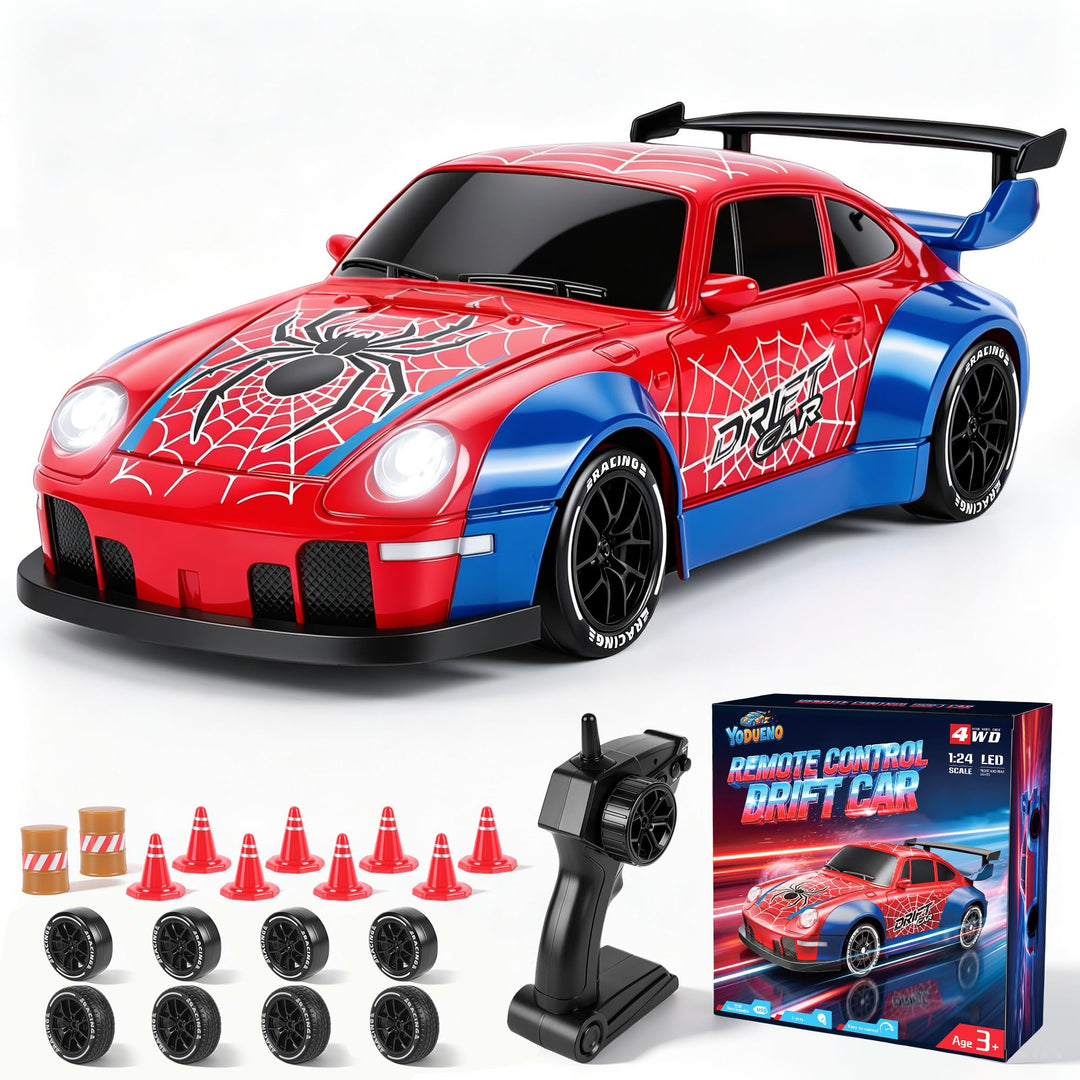 Ferngesteuertes Auto ab 3 4 5 6 7 8 9 10 Jahre, 2.4Ghz 4WD RC Drift Auto Spielzeug ab 3 4 5 6 7 8 9