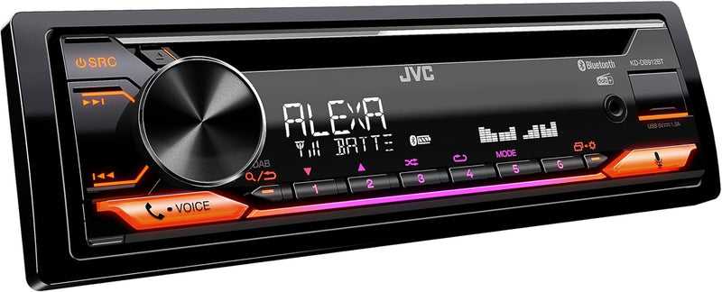 JVC KD-DB622BT CD-Autoradio mit DAB+ und Bluetooth Freisprecheinrichtung (Soundprozessor, USB, AUX-I