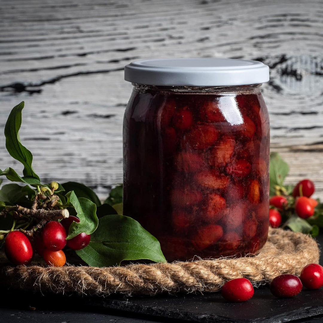 KADAX Einmachgläser 540ml TO82, Sturzgläser Mason Jar mit Schraubdeckel, Luftdichte Twist-off Gläser