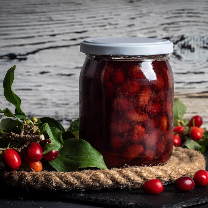 KADAX Einmachgläser 540ml TO82, Sturzgläser Mason Jar mit Schraubdeckel, Luftdichte Twist-off Gläser