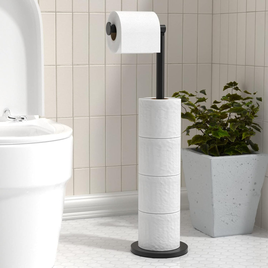Toilettenpapierhalter Stehend FüR Klopapier Aufbewahrung, PräMie Edelstahl Klopapierhalter Stehend o