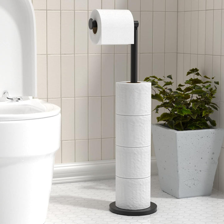 Toilettenpapierhalter Stehend FüR Klopapier Aufbewahrung, PräMie Edelstahl Klopapierhalter Stehend o