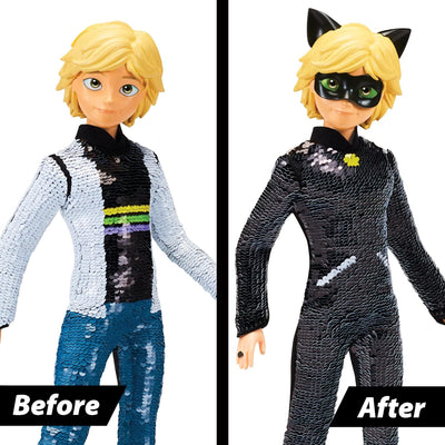 Miraculous Ladybug & Cat Noir Fashion Flip Adrien/Cat schwarz 50195