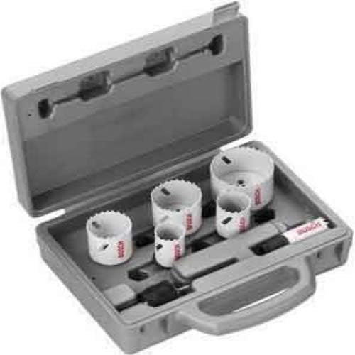 Bosch Accessories Bosch Professional 9 tlg. Lochsäge HSS BiM Progressor for Wood & Metal Set Elektri