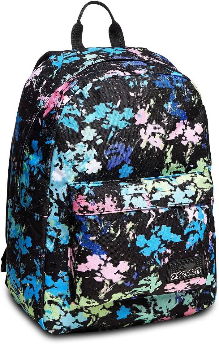 RUCKSACK ISCHOOLPACK SEVEN Geräumige Schultasche für Teenager, Mädchen und Jungen, mit Laptopfach &