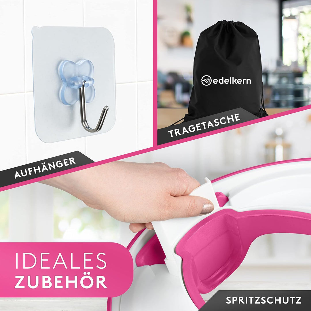 Edelkern Toilettensitz Kinder - Ergonomischer WC Sitz Kinder [bis 50kg] - Universeller Toilettenaufs