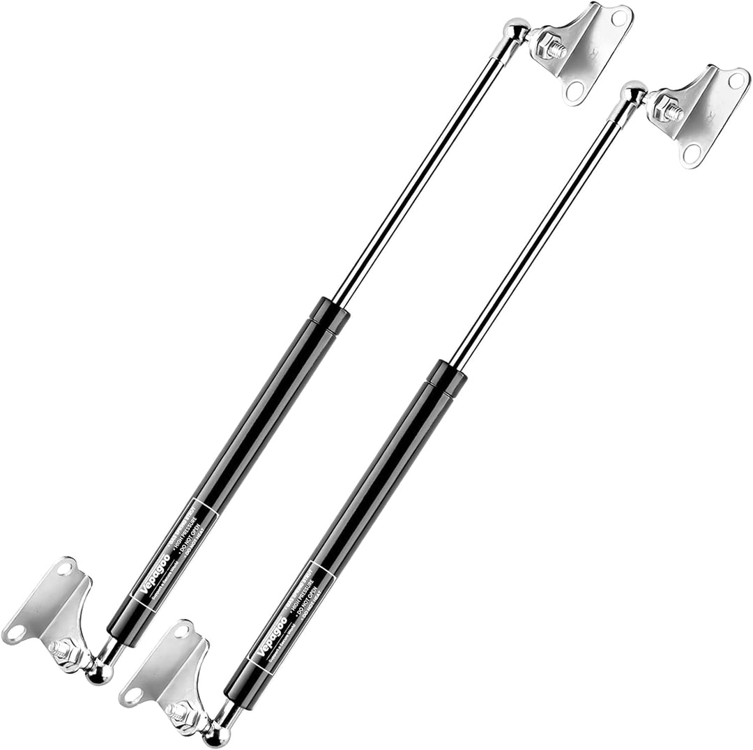 Vepagoo 500MM 450N/45KG Gasdruckdämpfer Gasdruckfeder, mit L-förmigen Gasfeder Haltern für Bootsabde