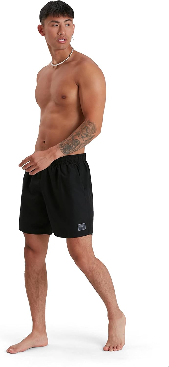 Speedo Herren Essentials 16" Wassershort (1er Pack) XS Prime Schwarz, XS Prime Schwarz