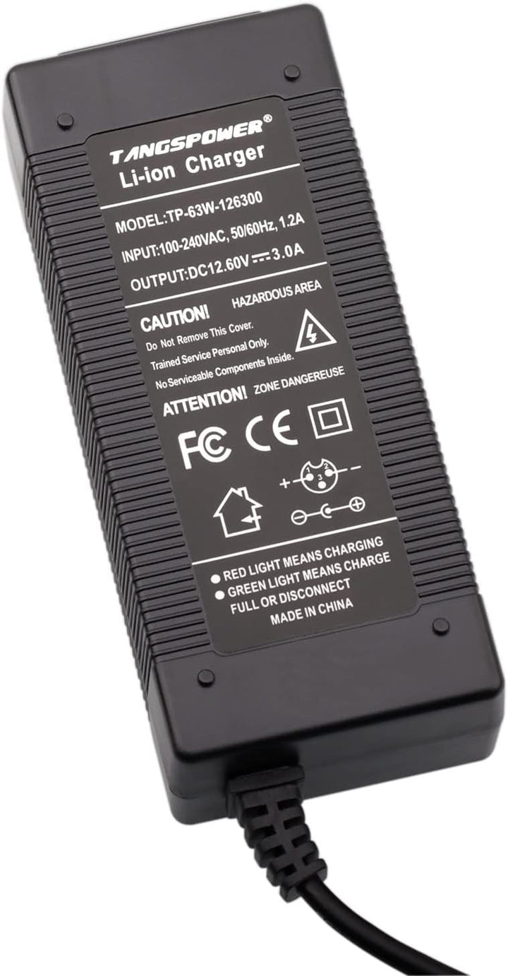 Ladegerät für Lithium-Akku, 12,6 V, 3 A, für Akku 3S, 10,8 V, 12 V, Angellicht, Ladegerät für elektr